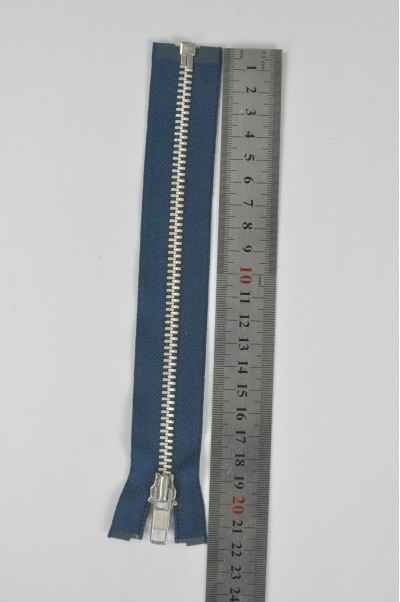 ZIP049 3號拉鏈  開尾拉鏈  白銅牙拉鏈  金屬單頭拉鏈 不設單獨拉鍊訂購 45度照